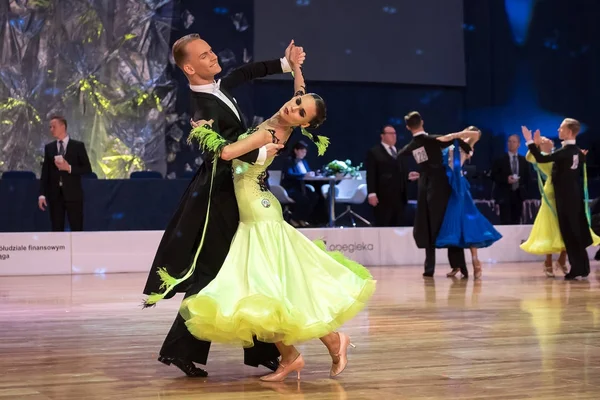 Elblag, Poland - October 13, 2017 - Baltic Cup Dance Competition. International dance tournament in Elblag — Stock Photo, Image