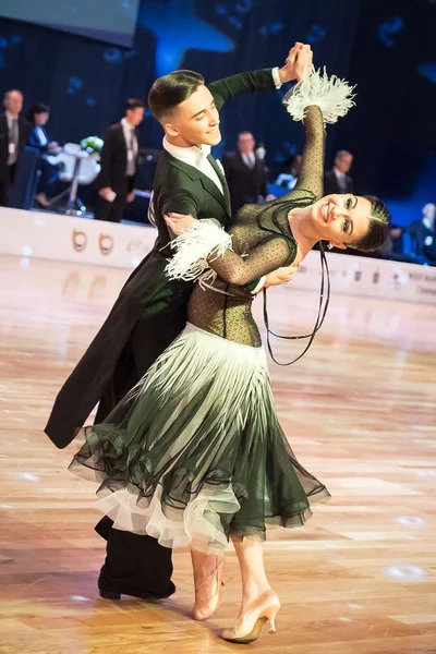 Elblag, Polônia - 13 de outubro de 2017 - Baltic Cup Dance Competition. Torneio de dança internacional em Elblag — Fotografia de Stock