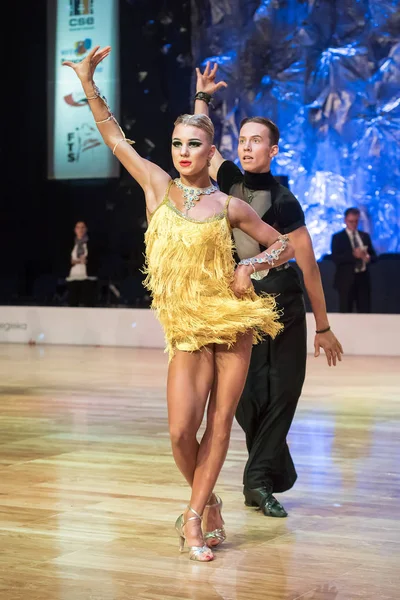 Elblag, Polonia - 13 ottobre 2017 - Baltic Cup Dance Competition. Torneo internazionale di danza a Elblag — Foto Stock