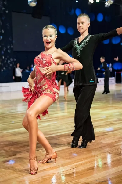 Elblag, Polen - 13. Oktober 2017 - Baltic Cup Tanzwettbewerb. Internationales Tanzturnier in Elbing — Stockfoto