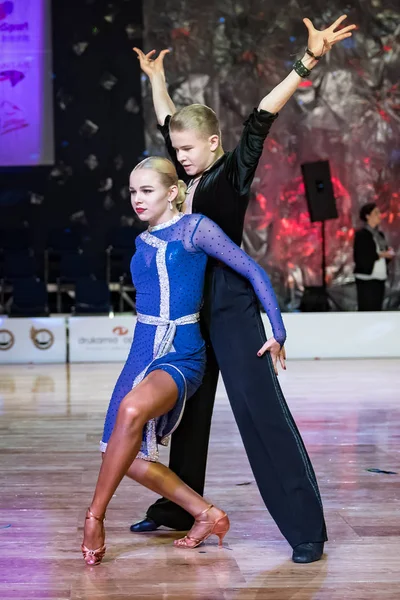 Elblag, Polonia - 13 ottobre 2017 - Baltic Cup Dance Competition. Torneo internazionale di danza a Elblag — Foto Stock