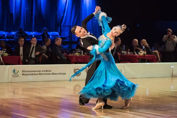 Elblag, Polonia - 13 ottobre 2017 - Baltic Cup Dance Competition. Torneo internazionale di danza a Elblag — Foto Stock