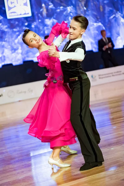 Elbląg, Polska - 13 października 2017 - konkursie tańca Baltic Cup. Turniej międzynarodowy tańca w Elblągu — Zdjęcie stockowe