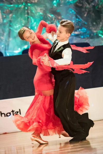 Elblag, Polônia - 13 de outubro de 2017 - Baltic Cup Dance Competition. Torneio de dança internacional em Elblag — Fotografia de Stock