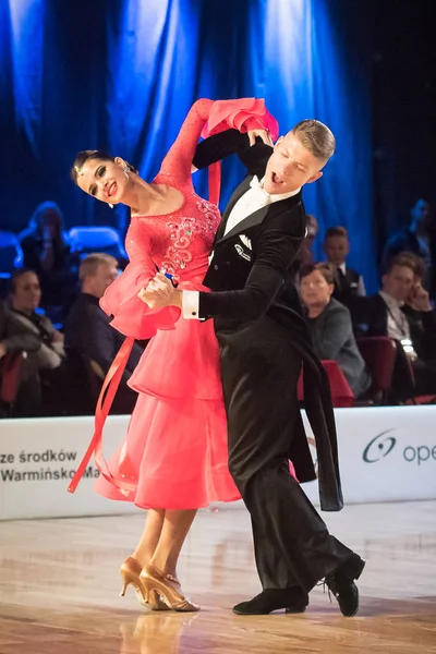 Elblag, Pologne - 13 octobre 2017 - Baltic Cup Dance Competition. Tournoi international de danse à Elblag — Photo