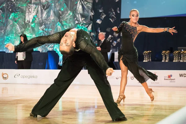 Elblag, Poland - October 14, 2017 - Baltic Cup Dance Competition. International dance tournament in Elblag — Stock Photo, Image