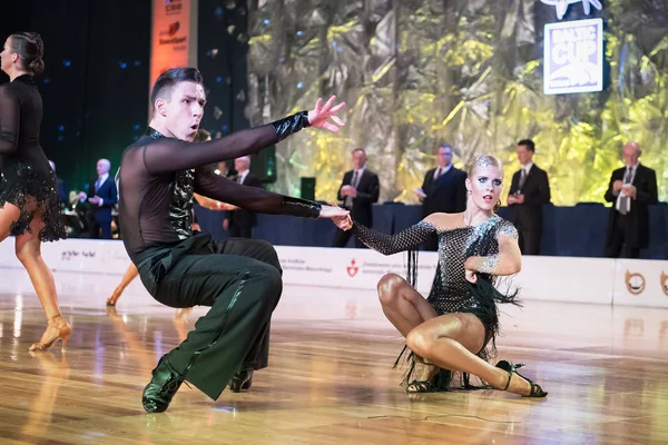 Elblag, Polônia - 14 de outubro de 2017 - Baltic Cup Dance Competition. Torneio de dança internacional em Elblag — Fotografia de Stock