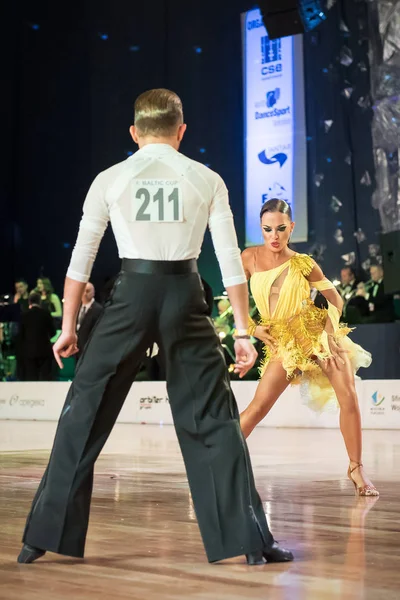 Elblag, Polonia - 14 ottobre 2017 - Baltic Cup Dance Competition. Torneo internazionale di danza a Elblag — Foto Stock