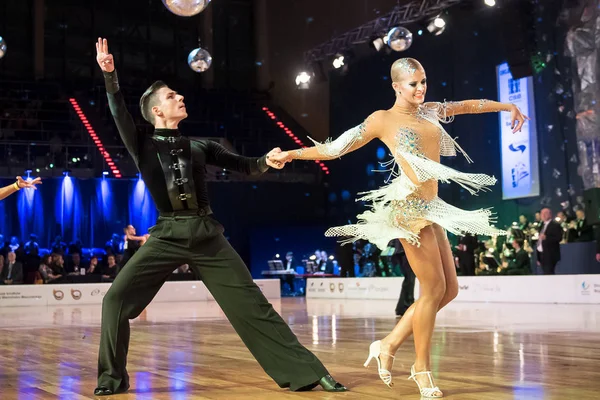 Elblag, Poland - October 14, 2017 - Baltic Cup Dance Competition. International dance tournament in Elblag — Stock Photo, Image