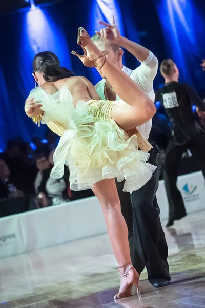 블, 폴란드-10 월 14 일, 2017-발트 해 컵 댄스 대회. 엘 블 라 그 국제 댄스 대회 — 스톡 사진