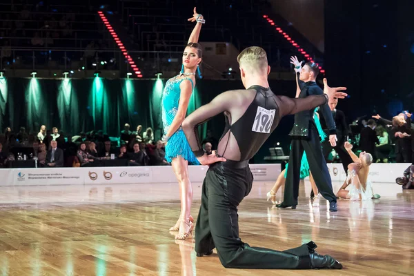 Elblag, Polen - 14. Oktober 2017 - Baltic Cup Tanzwettbewerb. Internationales Tanzturnier in Elbing — Stockfoto