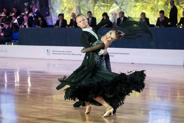 Elblag, Polonia - 14 ottobre 2017 - Baltic Cup Dance Competition. Torneo internazionale di danza a Elblag — Foto Stock