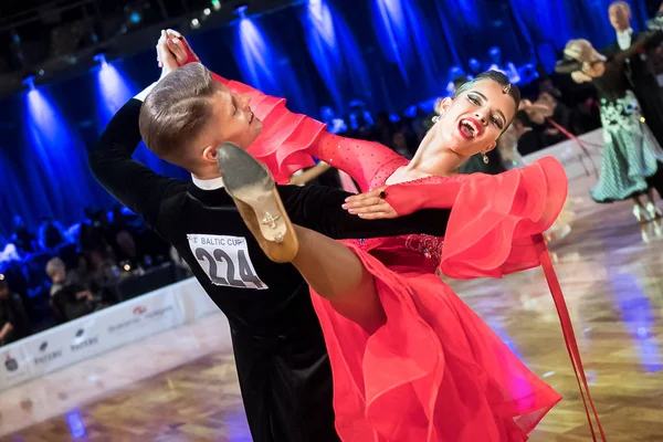 Elblag, Poland - October 14, 2017 - Baltic Cup Dance Competition. International dance tournament in Elblag — Stock Photo, Image