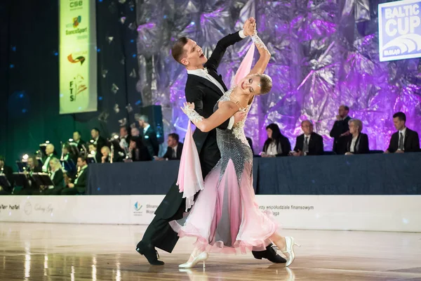 Elblag, Polonia - 14 ottobre 2017 - Baltic Cup Dance Competition. Torneo internazionale di danza a Elblag — Foto Stock