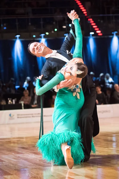 Elblag, Polonia - 14 ottobre 2017 - Baltic Cup Dance Competition. Torneo internazionale di danza a Elblag — Foto Stock