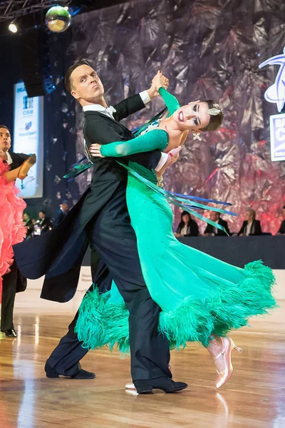 Elblag, Poland - October 14, 2017 - Baltic Cup Dance Competition. International dance tournament in Elblag — Stock Photo, Image