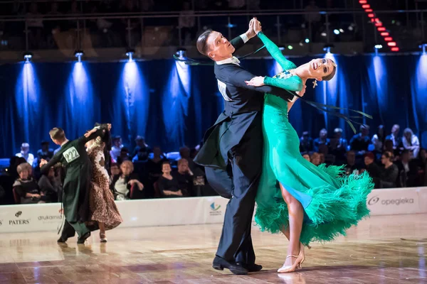 Elblag, Polônia - 14 de outubro de 2017 - Baltic Cup Dance Competition. Torneio de dança internacional em Elblag — Fotografia de Stock