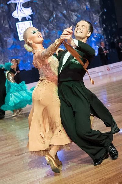 Elblag, Polonia - 14 de octubre de 2017 - Baltic Cup Dance Competition. Torneo internacional de danza en Elblag — Foto de Stock