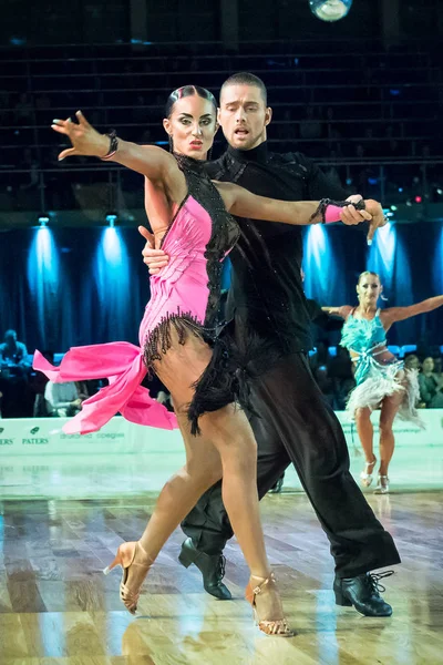 Elblag, Polen - 15. oktober 2017 - Baltisk Cup Dance Competition. Internasjonal danseturnering i Elblag – stockfoto