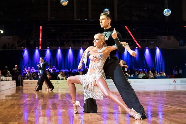 Elblag, Polen - 15. Oktober 2017 - Baltic Cup Tanzwettbewerb. Internationales Tanzturnier in Elbing — Stockfoto