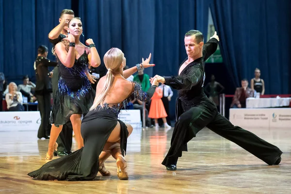 Elbląg, Polska - 15 października 2017 - konkursie tańca Baltic Cup. Turniej międzynarodowy tańca w Elblągu — Zdjęcie stockowe