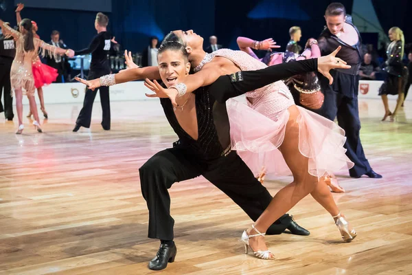 Elblag, Puola - 15. lokakuuta 2017 - Baltic Cup Dance Competition. Kansainvälinen tanssiturnaus Elblagissa — kuvapankkivalokuva