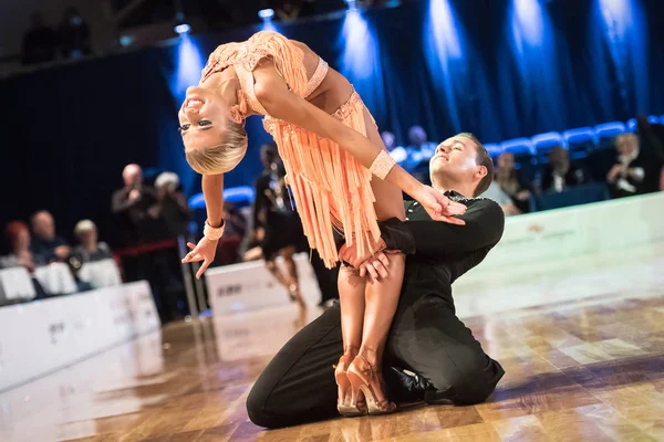 Elblag, Polonia - 15 ottobre 2017 - Baltic Cup Dance Competition. Torneo internazionale di danza a Elblag — Foto Stock