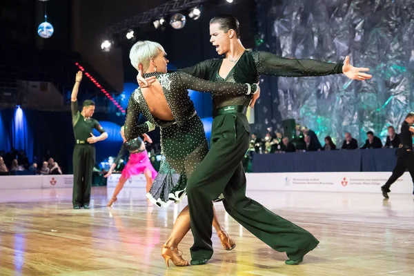 Elblag, Polonia - 15 ottobre 2017 - Baltic Cup Dance Competition. Torneo internazionale di danza a Elblag — Foto Stock