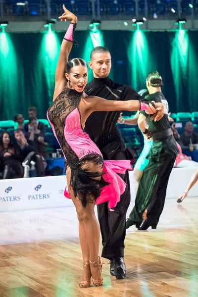 Elblag, Poland - October 15, 2017 - Baltic Cup Dance Competition. International dance tournament in Elblag — Stock Photo, Image