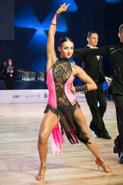 Эльбрус, Польша - 15 октября 2017 года - Baltic Cup Dance Competition. Международный танцевальный турнир в Элблаге — стоковое фото