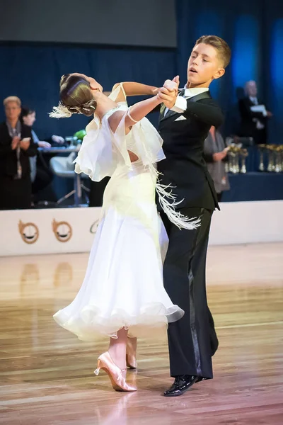 Elblag, Polonia - 15 de octubre de 2017 - Baltic Cup Dance Competition. Torneo internacional de danza en Elblag — Foto de Stock