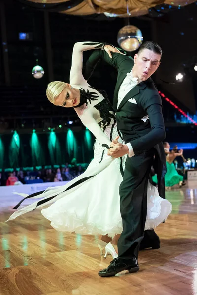 Elblag, Polônia - 15 de outubro de 2017 - Baltic Cup Dance Competition. Torneio de dança internacional em Elblag — Fotografia de Stock
