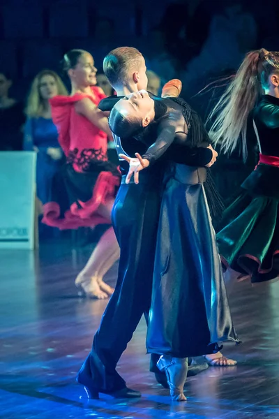 Krakow, Poland - December 10, 2017 - Wieczysty Cup Dance Competition. National Ballroom Dance Tournament Wieczysty Cup in Krakow — Stock Photo, Image