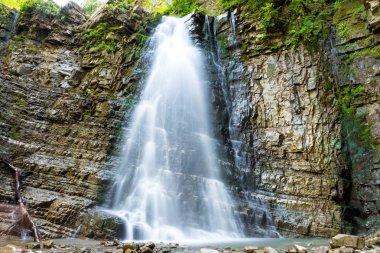 Ormanda güzel bir şelale