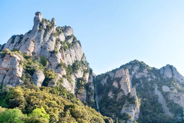 Landskap av berget Montserrat — Stockfoto