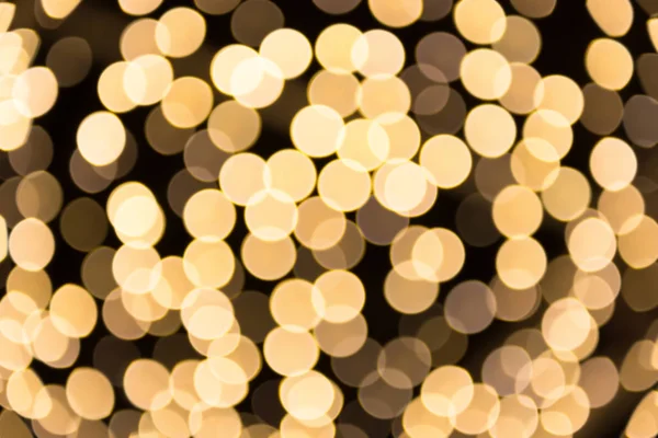 Orange and yellow blur holiday lights — Stock Photo, Image