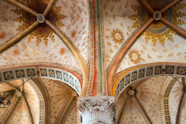 Fresco of church Santa Maria delle Grazie — Stock Photo, Image