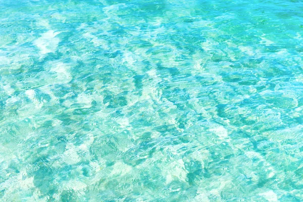 Texture d'acqua blu con onde — Foto Stock