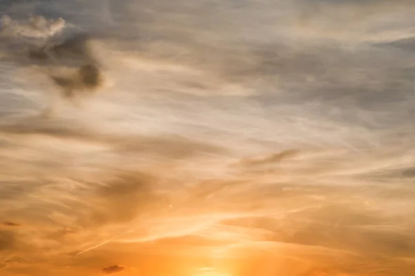 Beautiful dramatic sunset — Stock Photo, Image