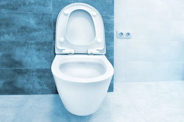 Close up of toilet bathroom interior — Stock Photo, Image