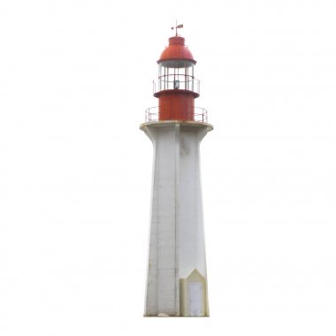 Kırmızı top ile deniz feneri