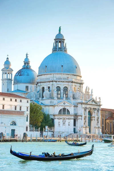 Gondel Met Toeristen Venetië Italië — Stockfoto