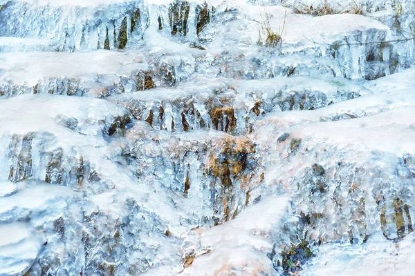 Ice Konsistens Rock Abstrakta Vintern Bakgrund — Stockfoto