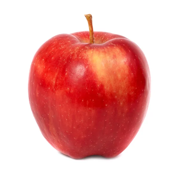 Manzana Roja Fresca Aislada Sobre Fondo Blanco — Foto de Stock