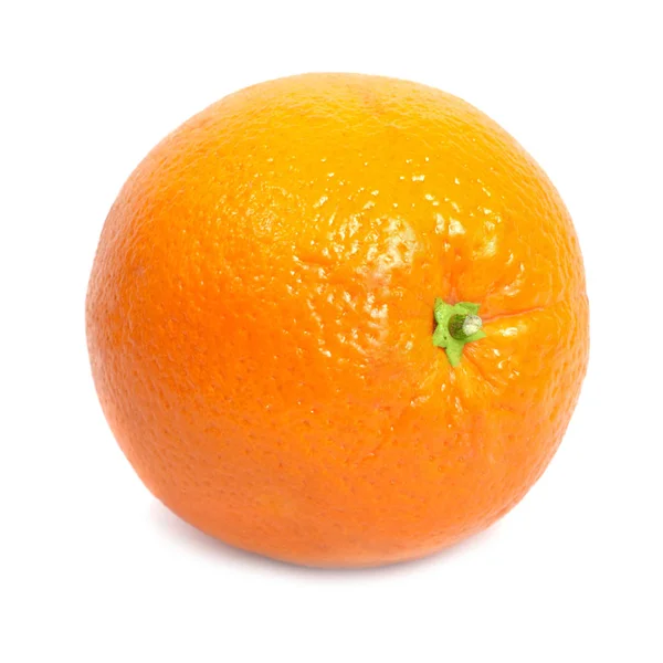 Juicy Fresh Orange Isolated White Background — Stock Photo, Image
