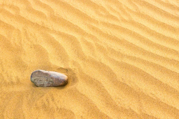 Pebble Lying Texture Yellow Sand Dunes Can Used Natural Background — Stock Photo, Image