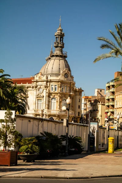 Cartagena ulice a turisté — Stock fotografie