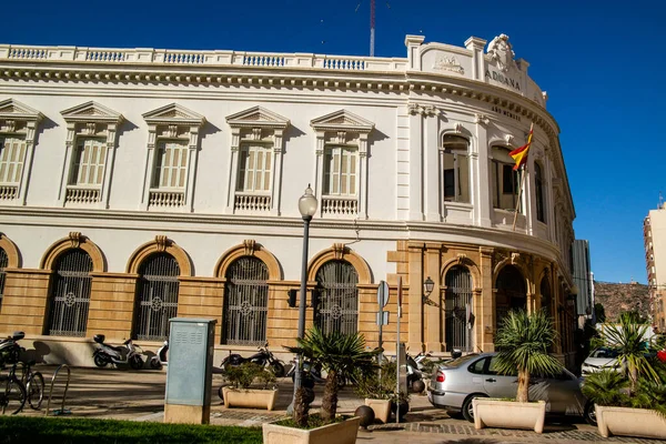 Cartagena gader og turister - Stock-foto