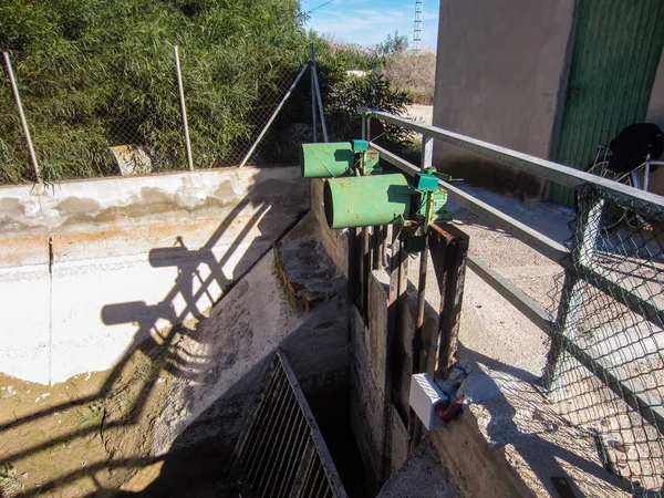 Sluice gate motors — Stock Photo, Image