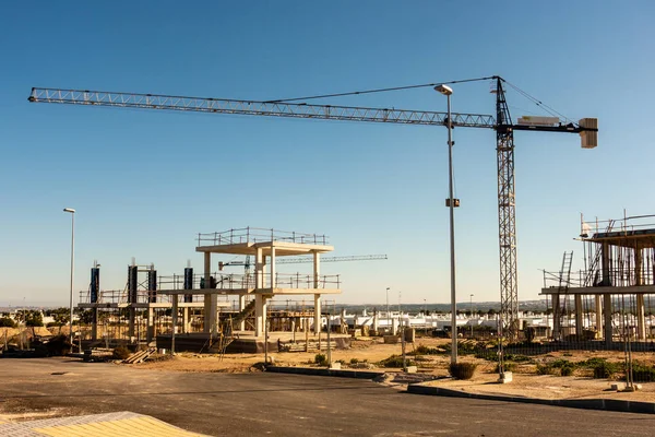 Sitio de construcción en España — Foto de Stock